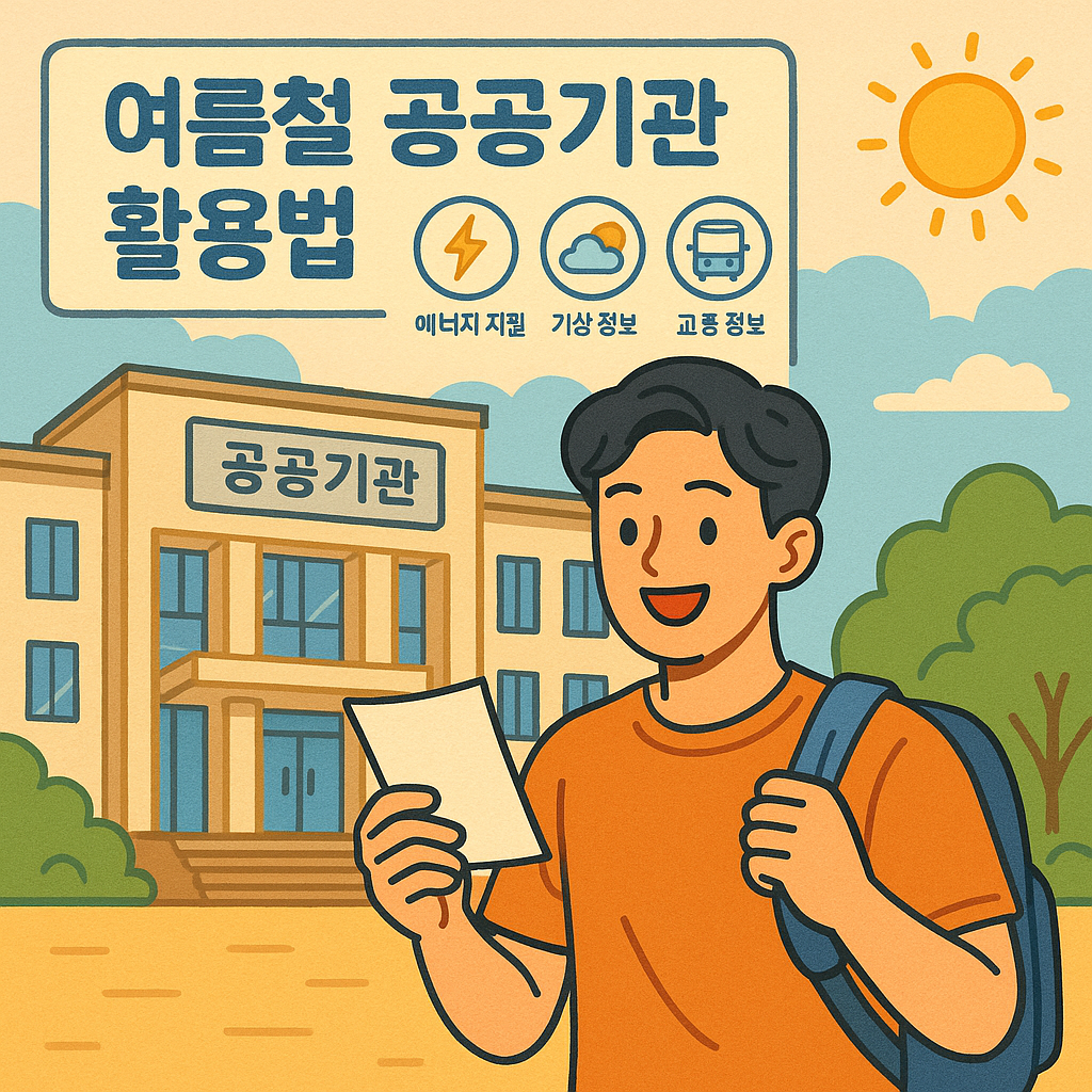 여름철 공공기관 활용법