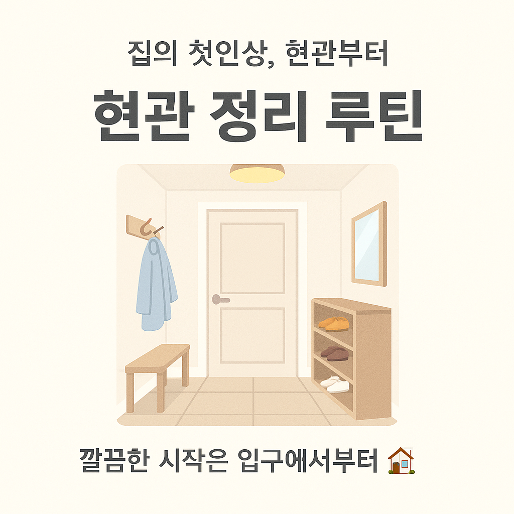 [7편] 현관 정리 루틴, 첫인상이 달라집니다
