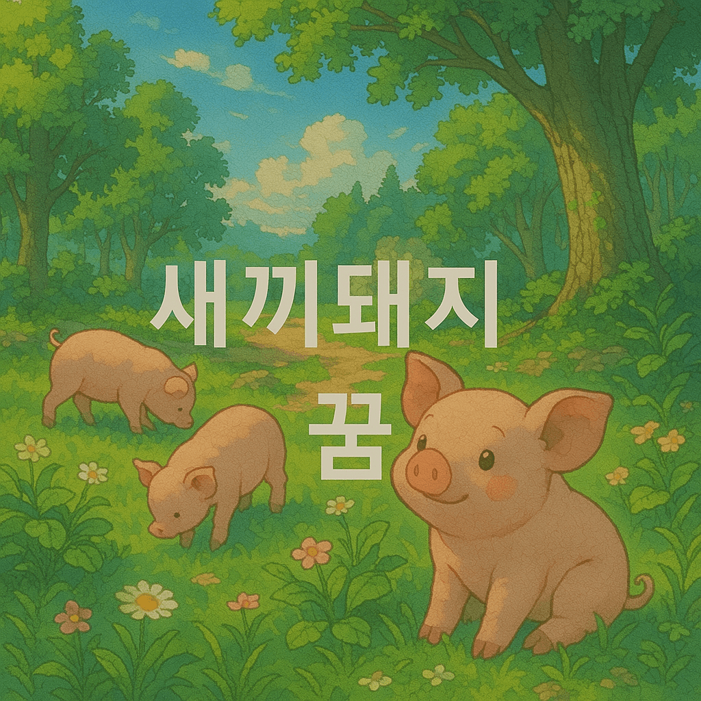 새끼 돼지 꿈 해몽