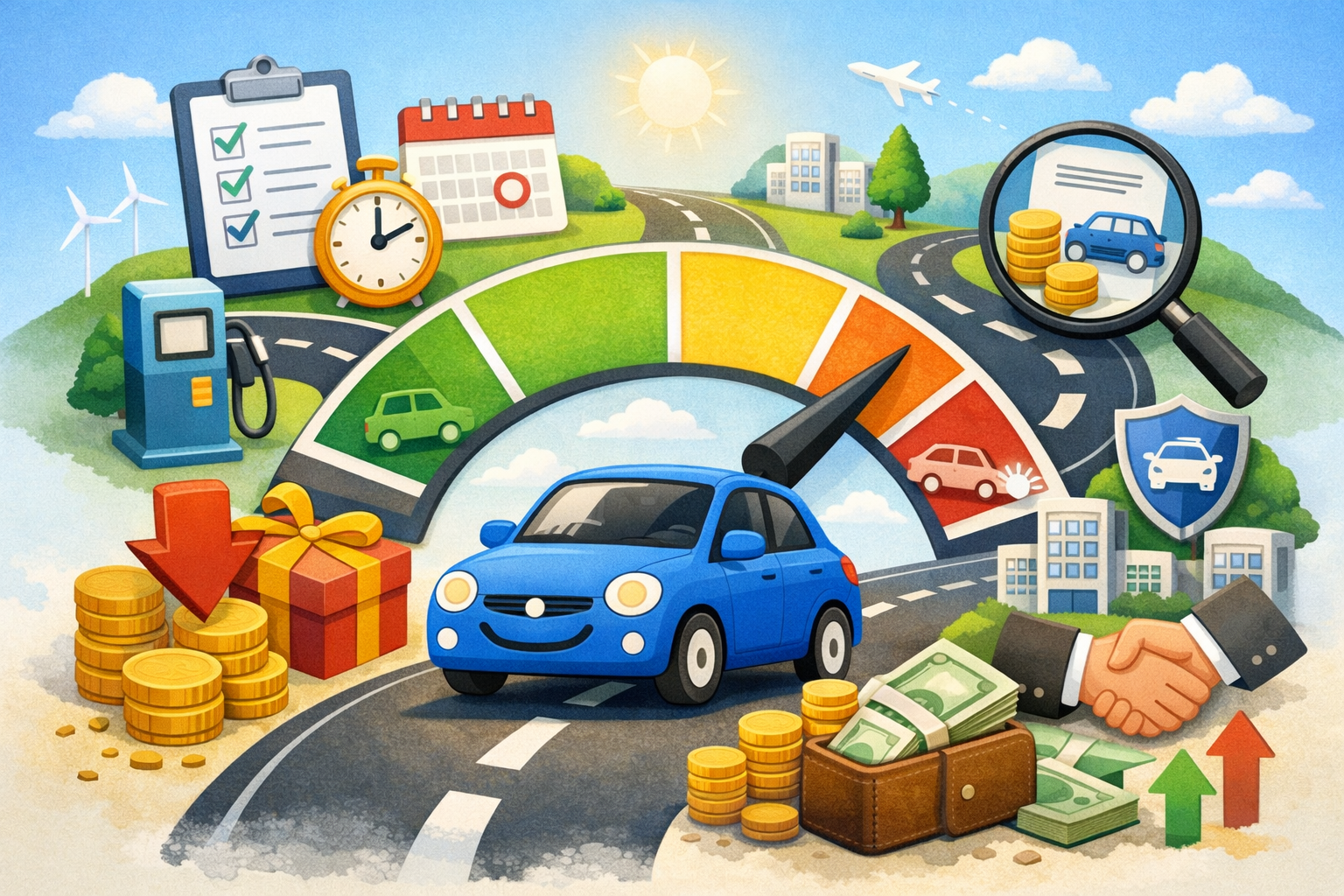 자동차보험 주행거리 환급금 기준 총정리|할인 방법·기간·보험사별 비교까지 관련 사진