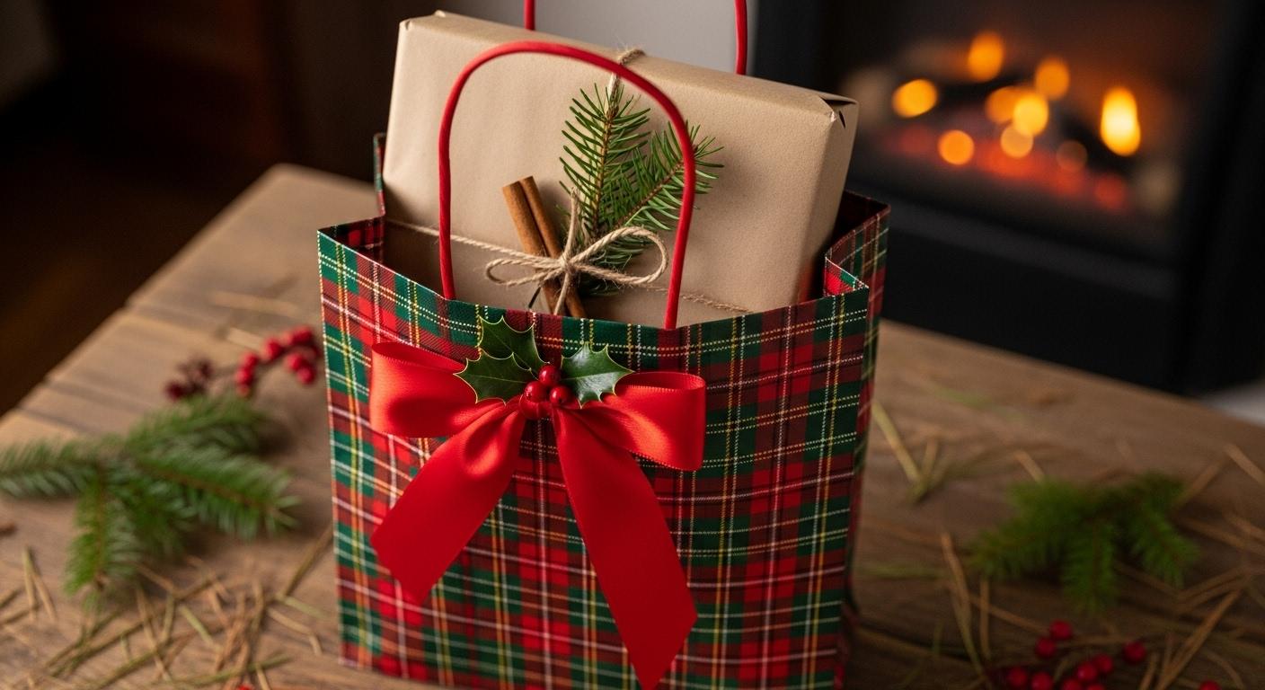 크리스마스 선물 포장백