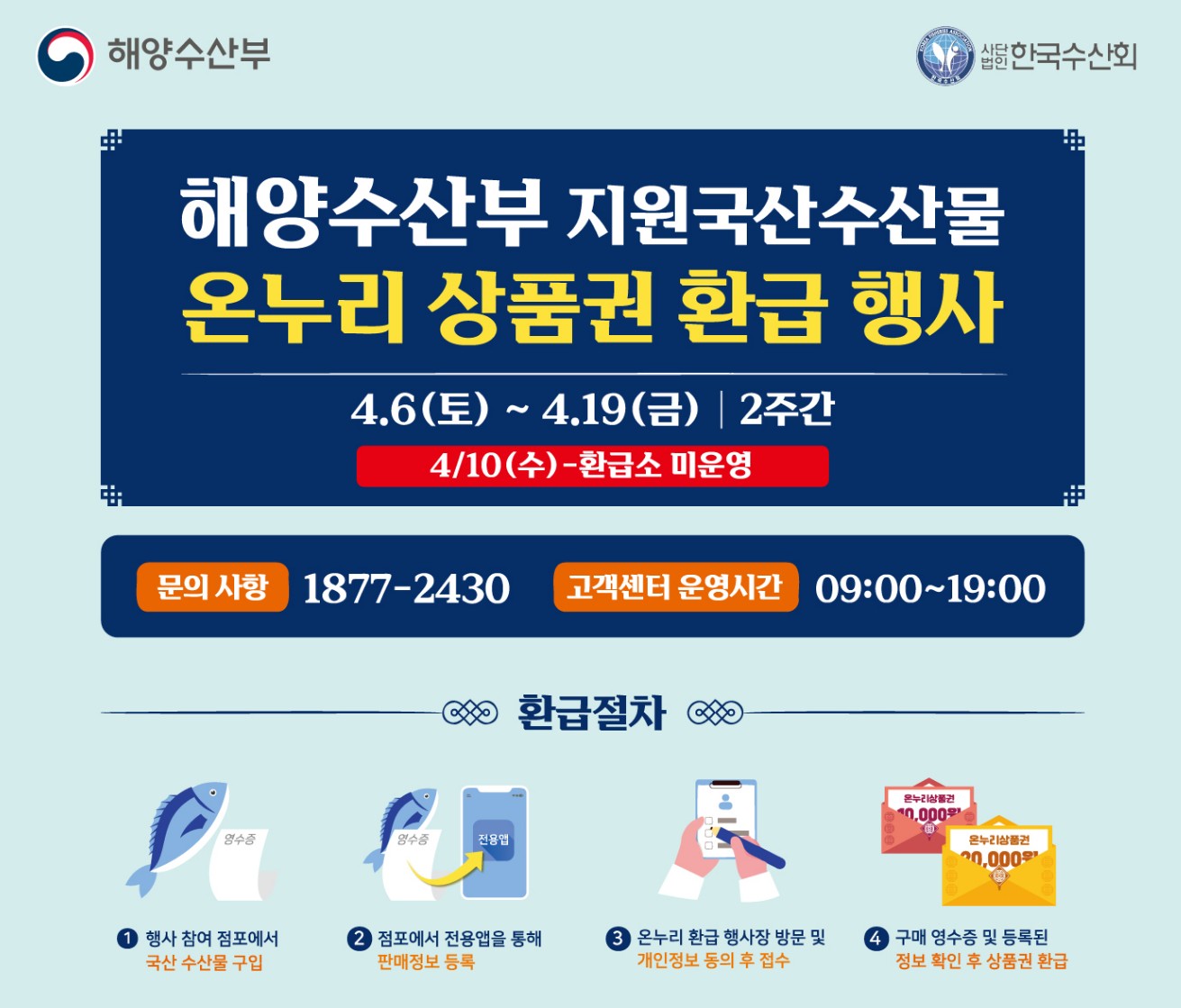 온누리상품권 환급행사 안내