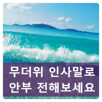 여름 인사말 예시 모음 이모티콘_20