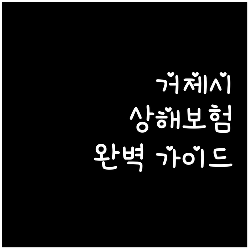 거제시 2025 자원봉사자 상해보험 ..