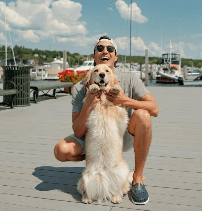 다니엘 헤니와 강아지