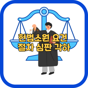 헌법소원 요건 절차 심판 각하