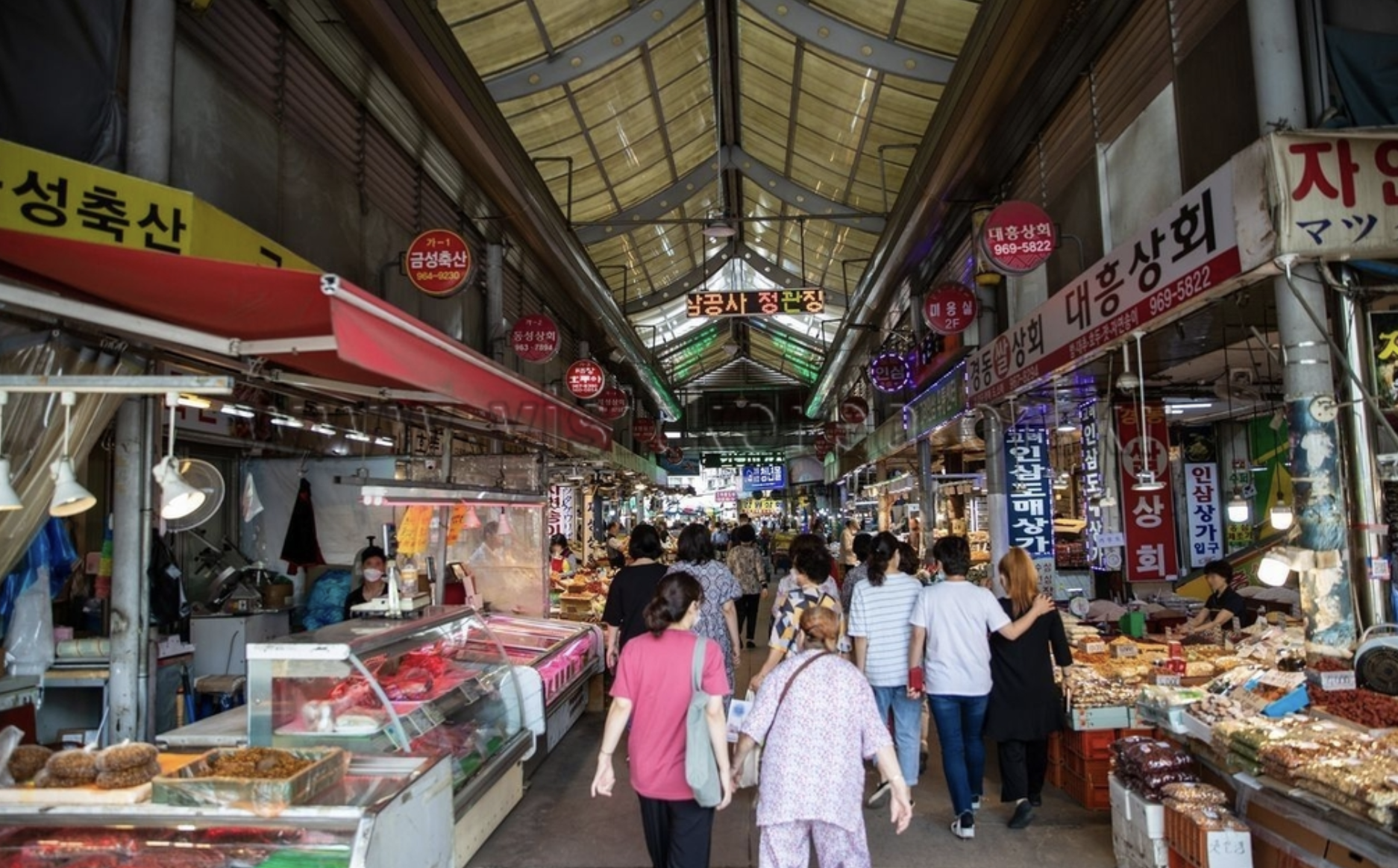 전통시장의 와아파이망