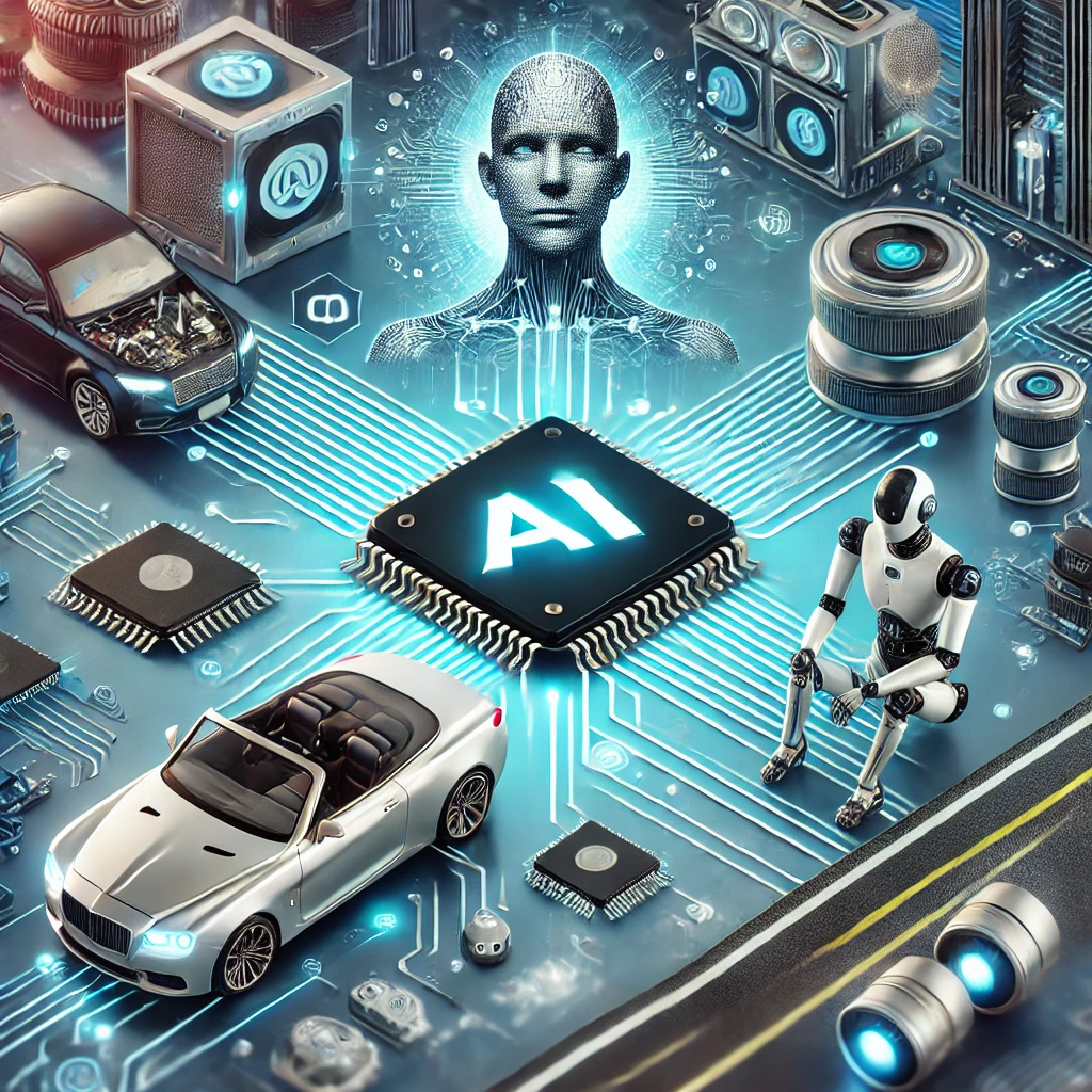 AI 투자 기회(반도체, 클라우드, 자율주행, 로봇 자동화 등)와 관련된 이미지