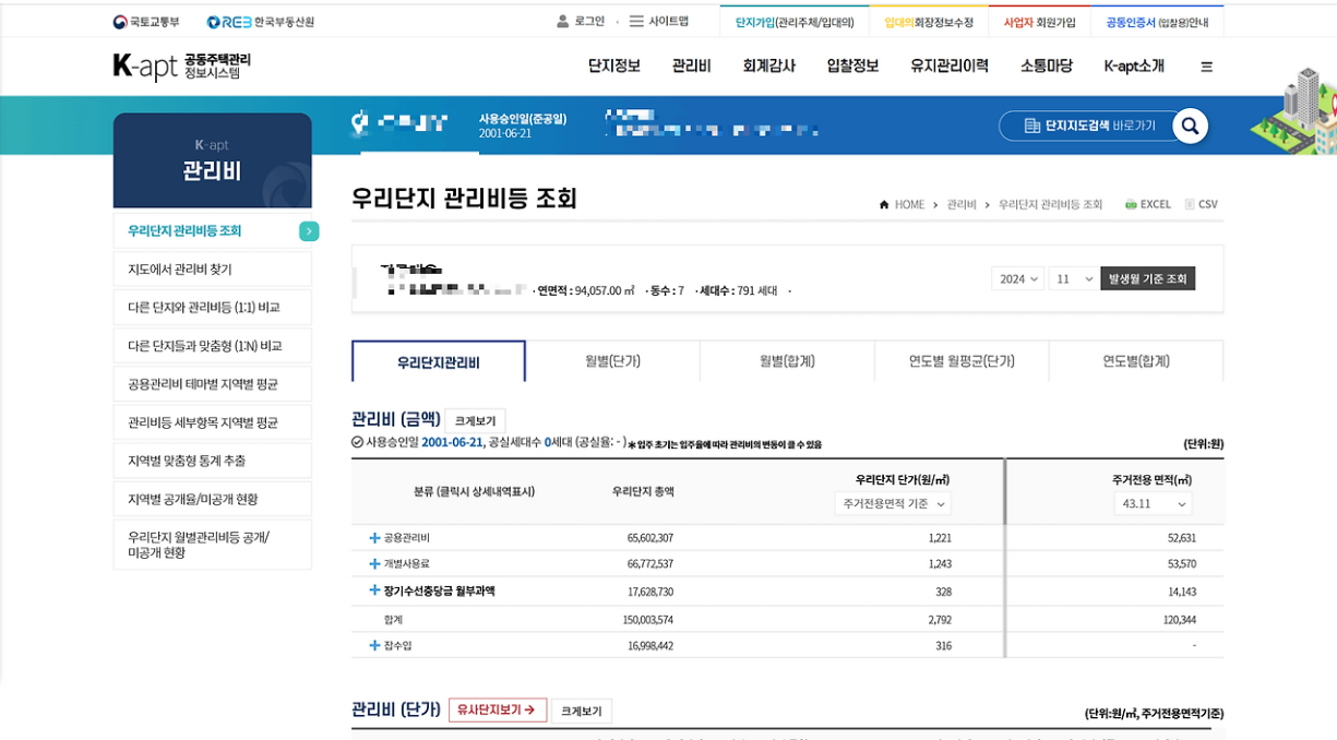 아파트 관리비 조회방법 및 절약 팁(아파트아이, K-apt)