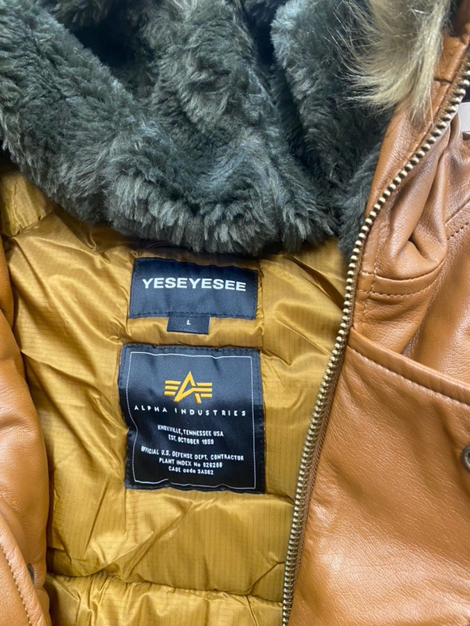 예스아이씨 알파인더스트리 YESEYESEE x Alpha Industries N-3B Parka Brown