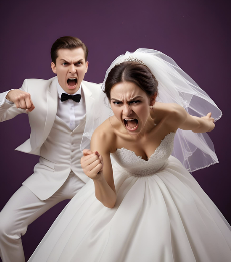 커플이 싸우는 이미지