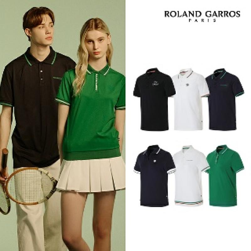 롤랑가로스 남여 클래식 카라반팔티 3종세트