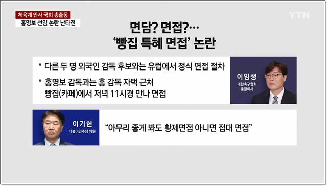 홍명보 감독 빵집 논란