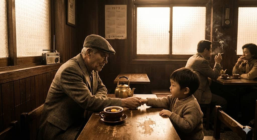 나의 어린 시절 외할아버지와 함께했던 다방 추억