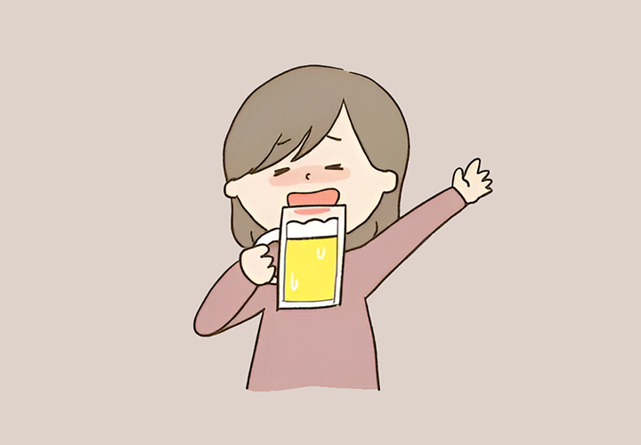 과도한-음주로-술이-취한-여성