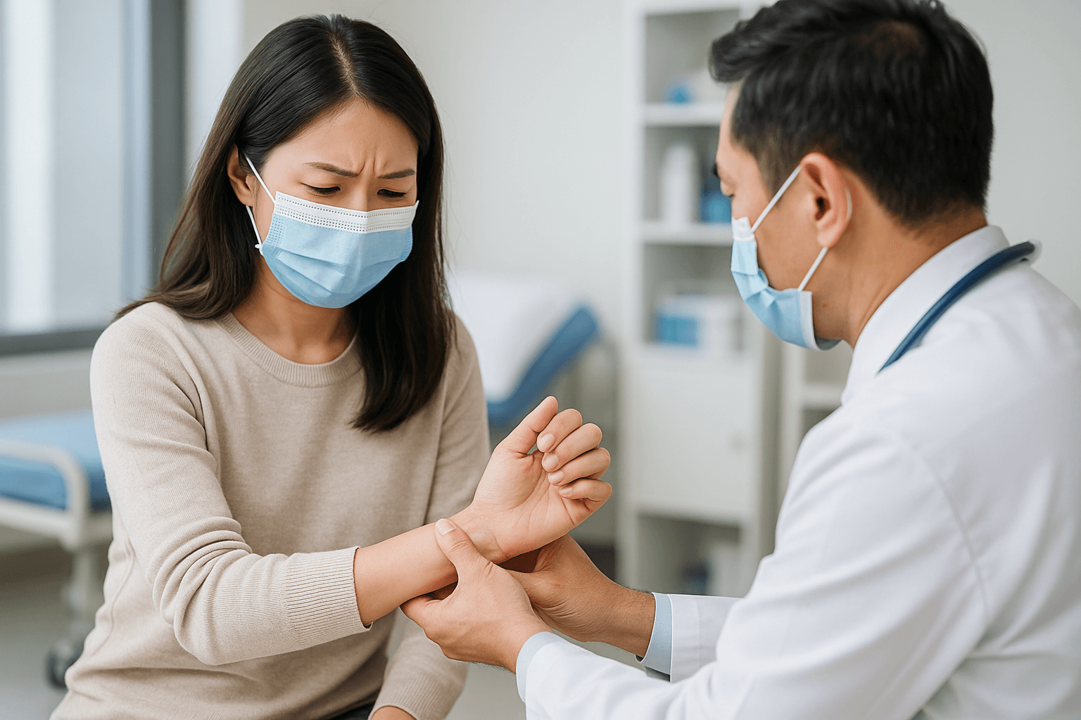 손목 치료 - 사진