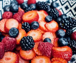 블루베리와 딸기
