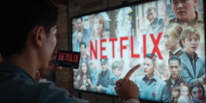 넷플릭스 요금제 충전하는 모습