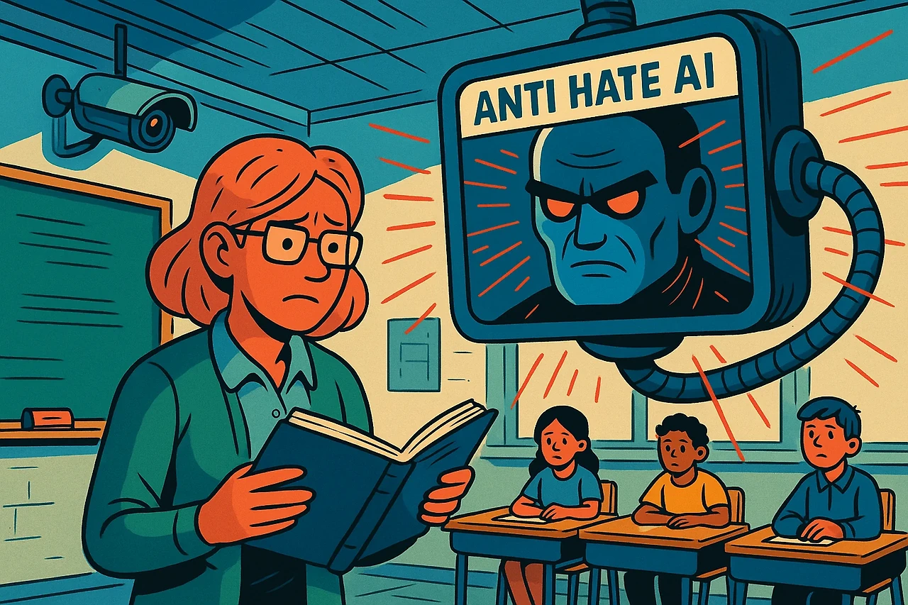 교사들을 위한 디지털 혐오 AI (교육현장, 학급관리, 감시도구) 관련 이미지