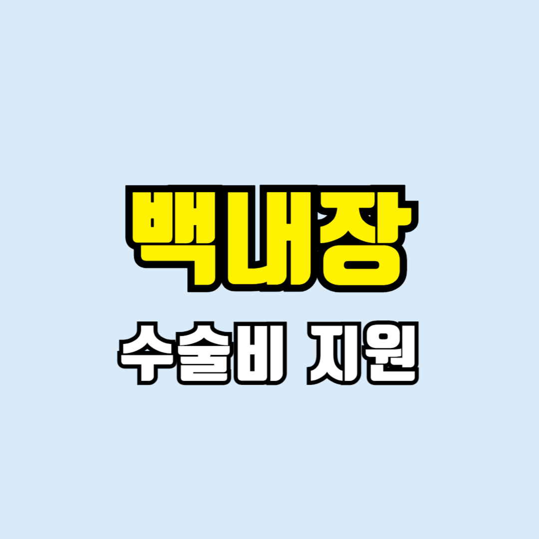 백내장 수술비