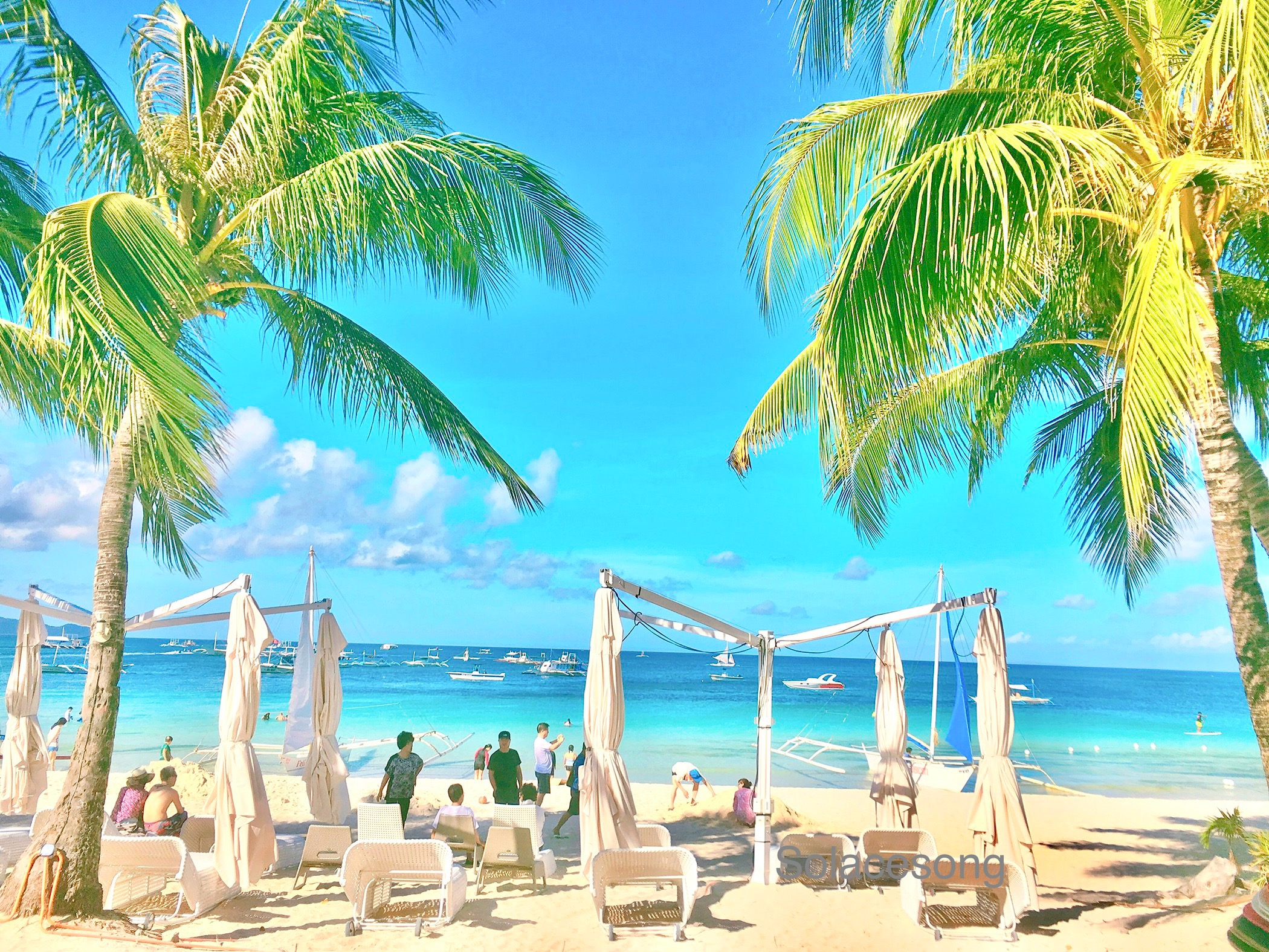 보라카이의 화이트 비치