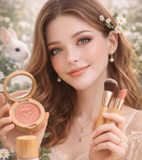 비건 메이크업 이미지