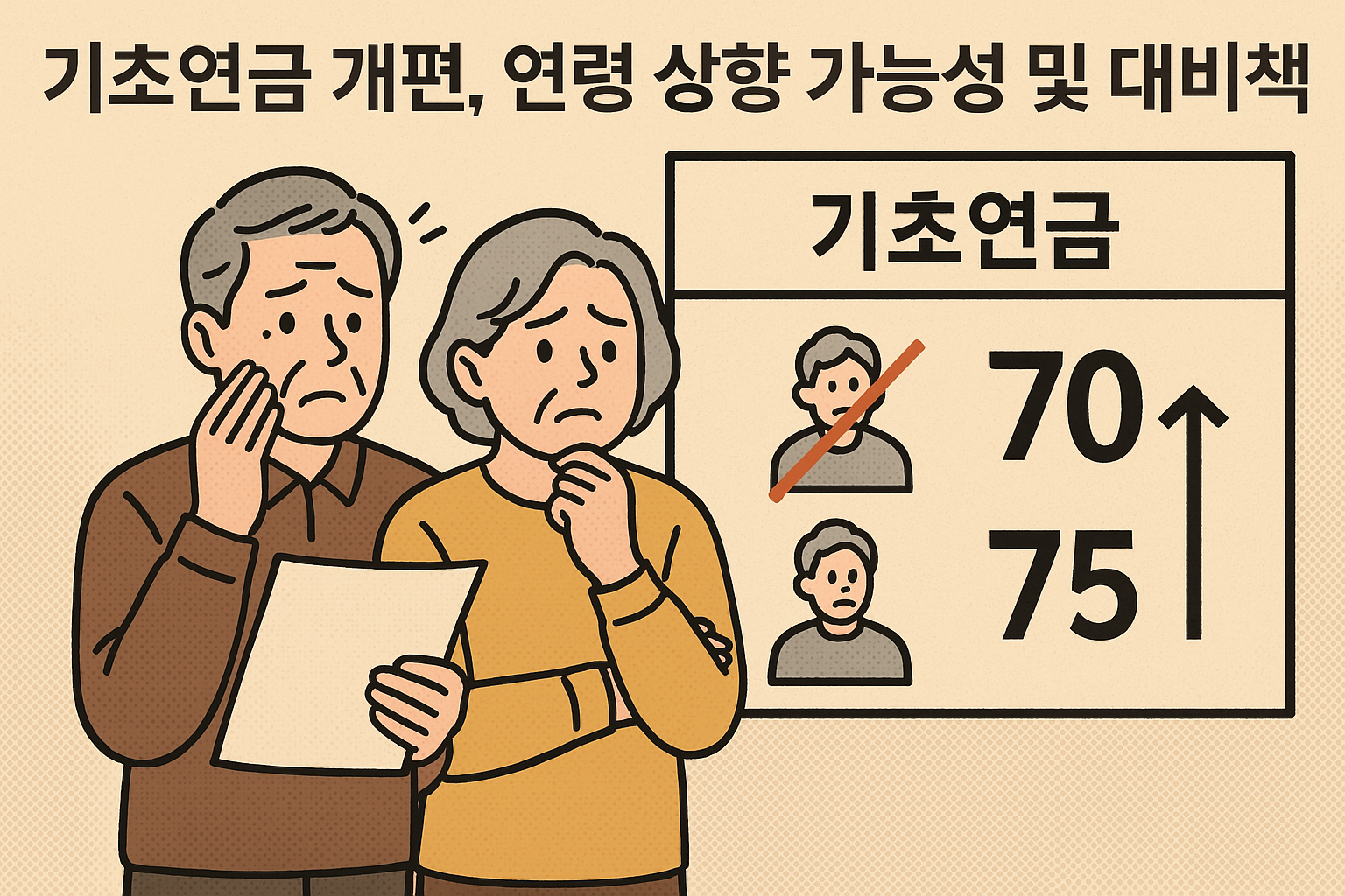 2025 기초연금 개편, 연령 상향 가능성 및 대비책 총정리