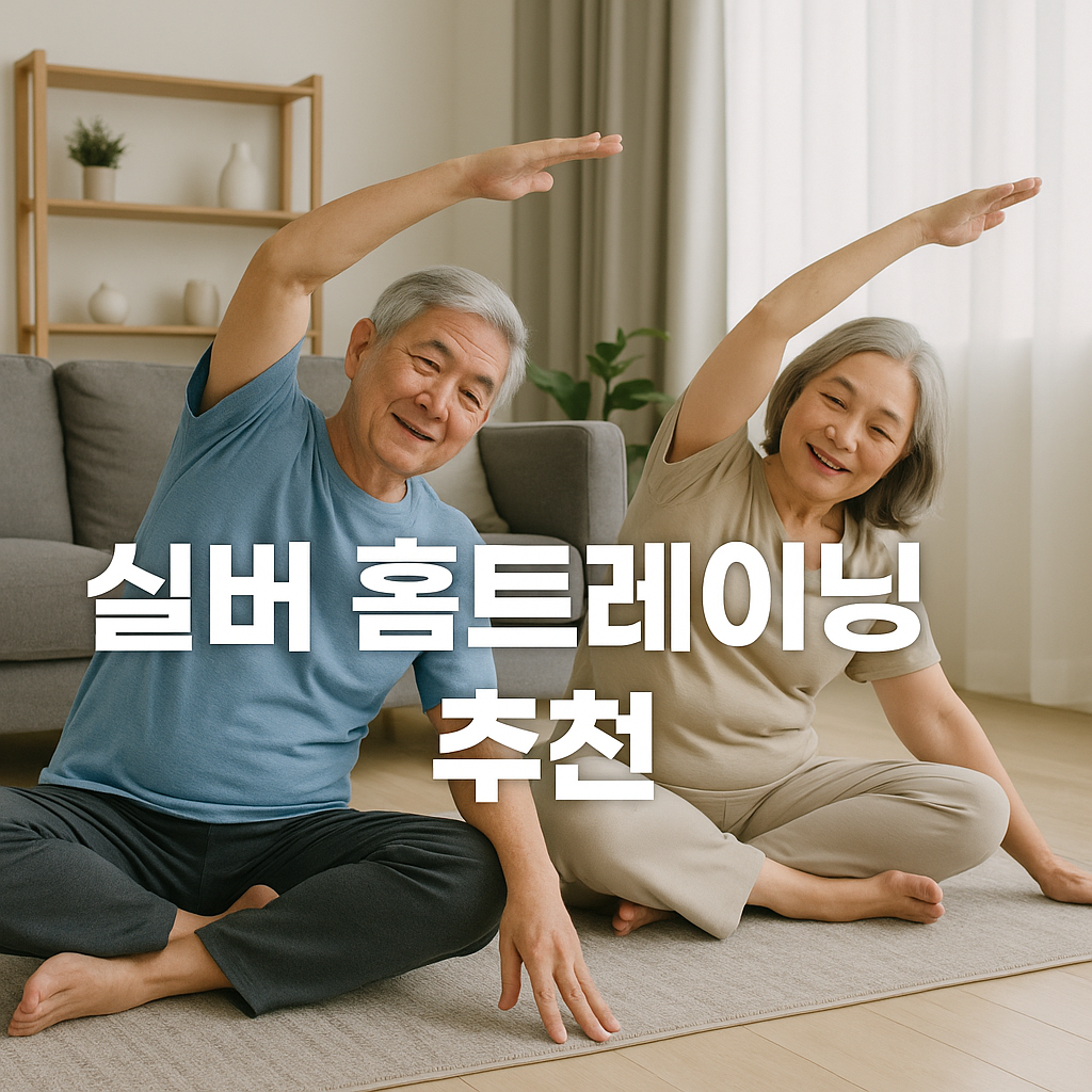 시니어 필수 집에서 건강지키기👵 실버 홈트레이닝 추천 운동 BEST 7