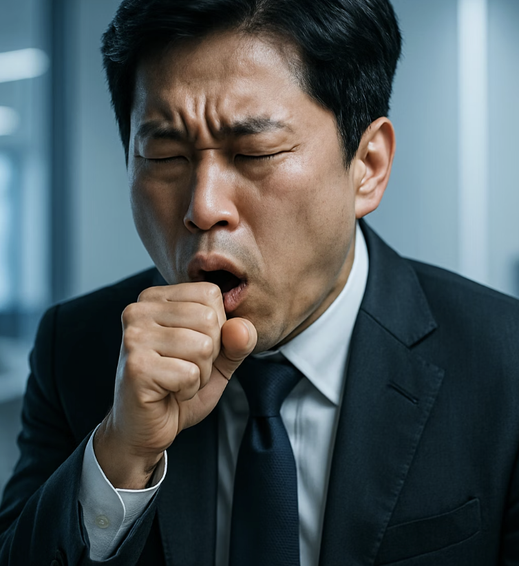 기침 한 번에도 찌릿!
