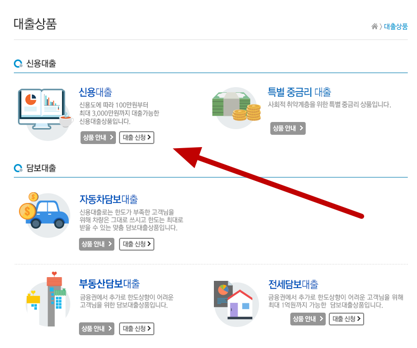 리드코프 대출상품
