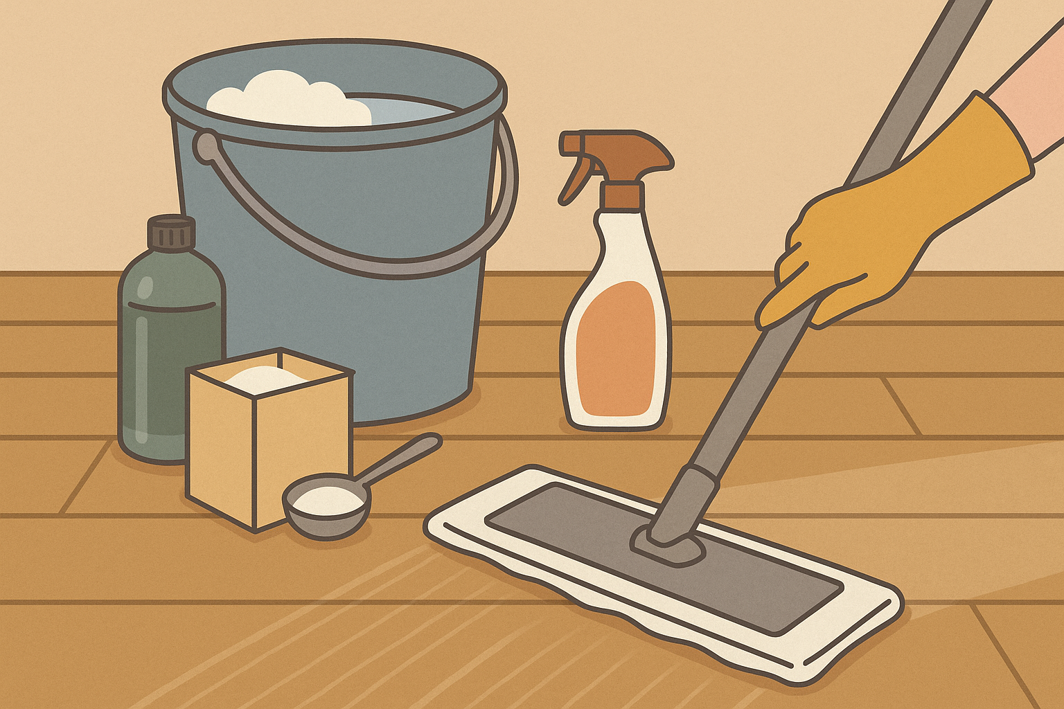 윤기 나게 자연세제로 닦기