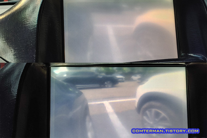 측방 후방 카메라 렌즈 청소 연마