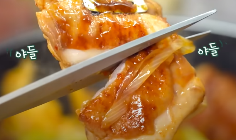 편스토랑 류수영 닭갈비 레시피 조리시작13
