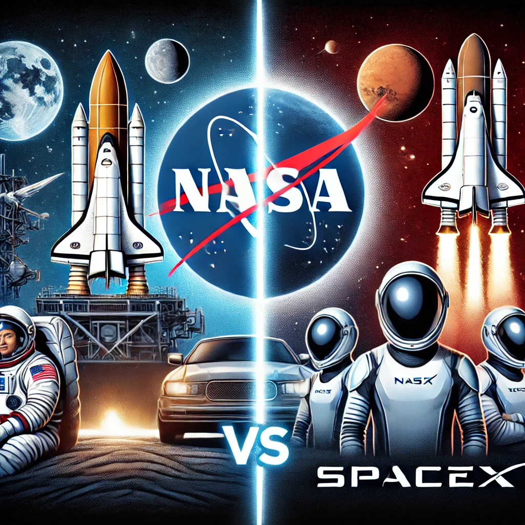 NASA vs SpaceX 대결구도 양상 관련 사진