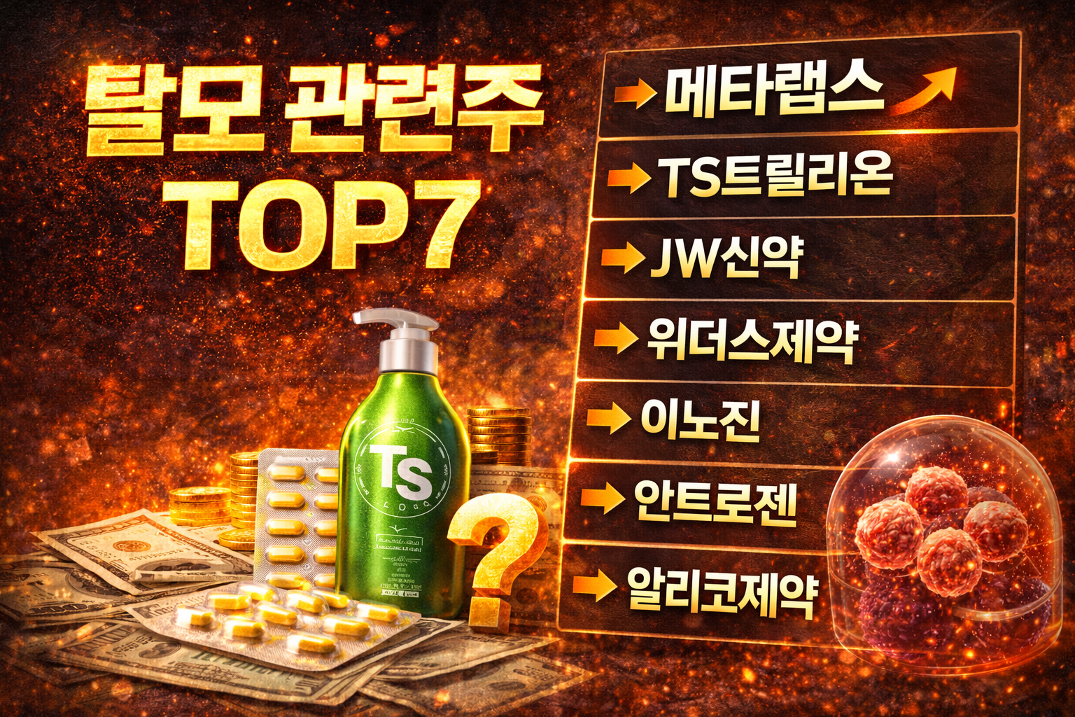 탈모를 생존 문제로 보는 사회적 인식 변화와 함께 주목받는 탈모 관련주 TOP7 심화 분석 썸네일