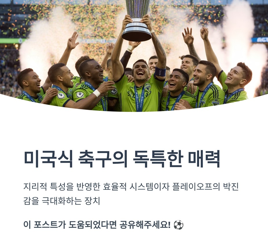 미국식 축구의 독특한 매력