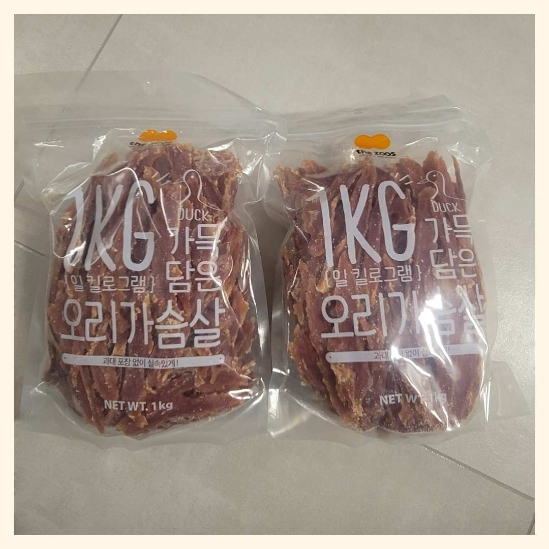 슈퍼츄 강아지 일킬로그램 가득담은 육포