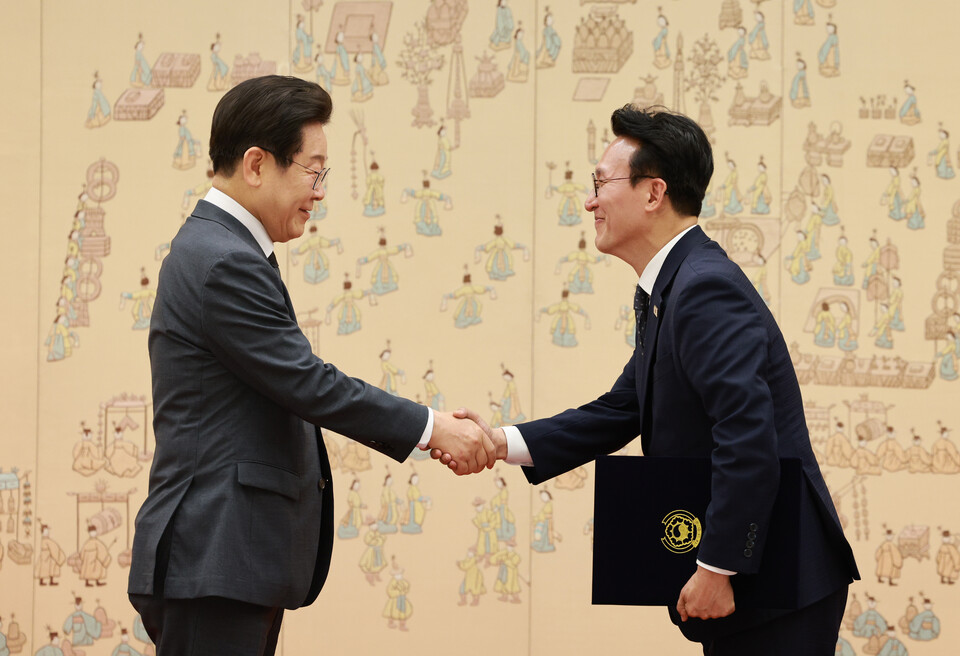 김민석 의원이 공식 국무총리로 임명