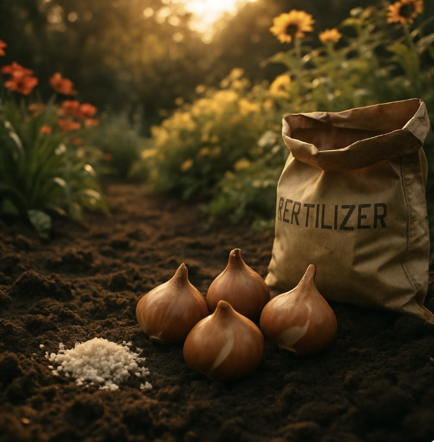 풍성한 꽃을 위한 마지막 한 스푼