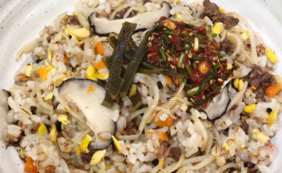 콩나물밥 만들기