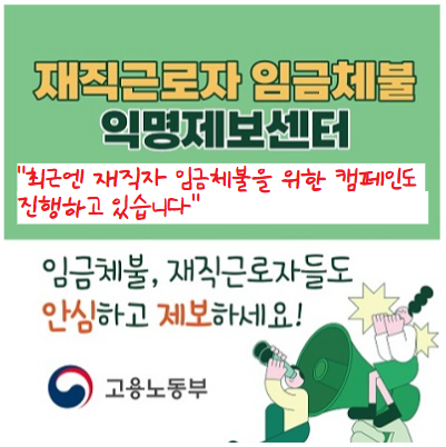 임금 체불 시 노동청 신고 및 간이대지급금 신청