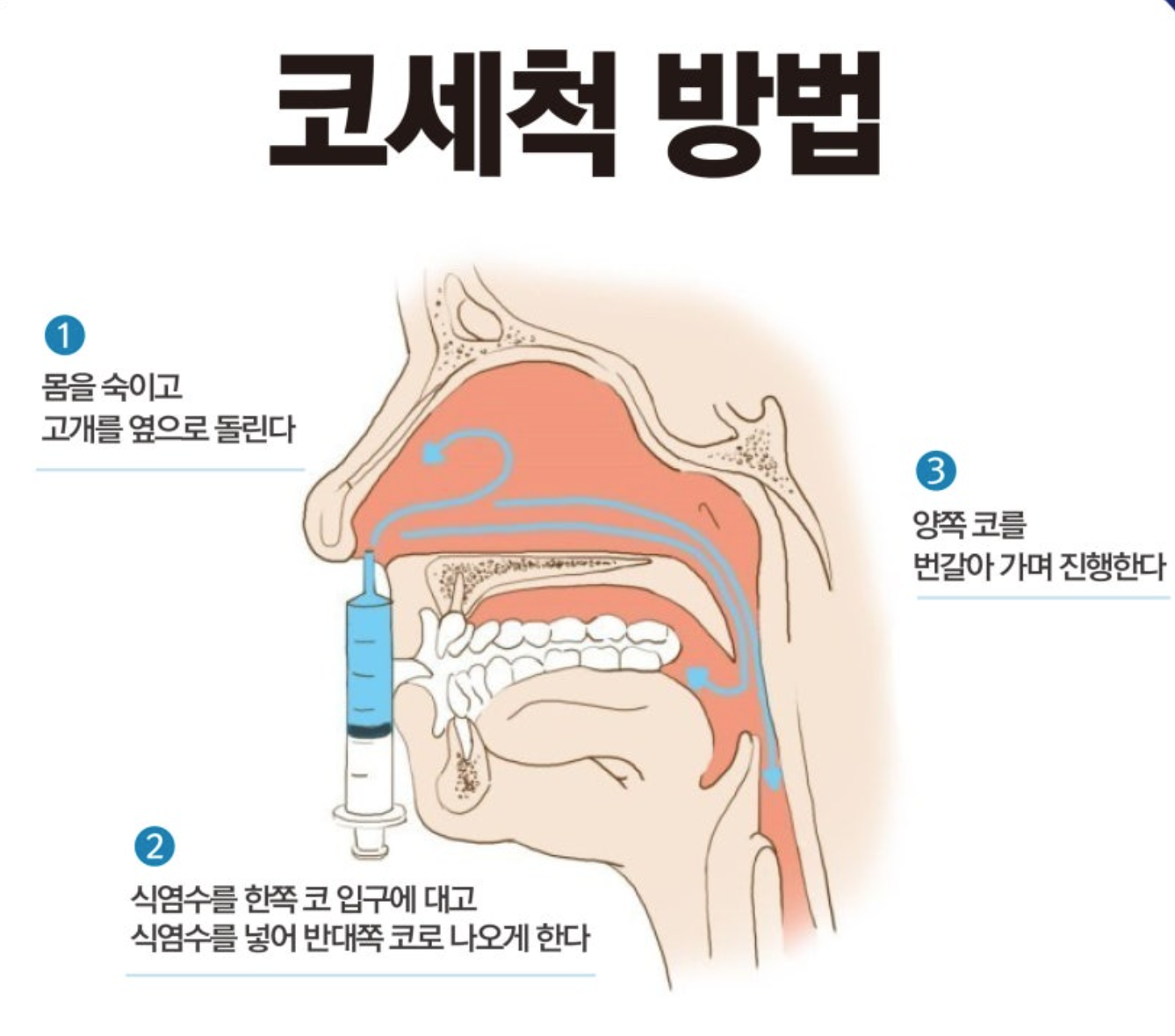 코세척 하는 방법