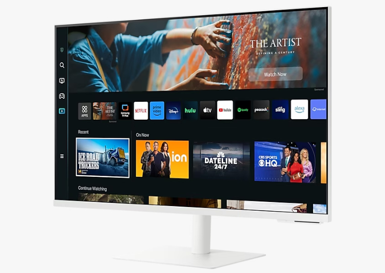 삼성전자 M7 27인치 스마트모니터 M70C 색상 웜 화이트