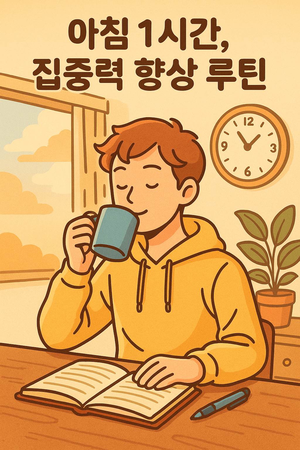 아침 1시간, 집중력 향상 루틴