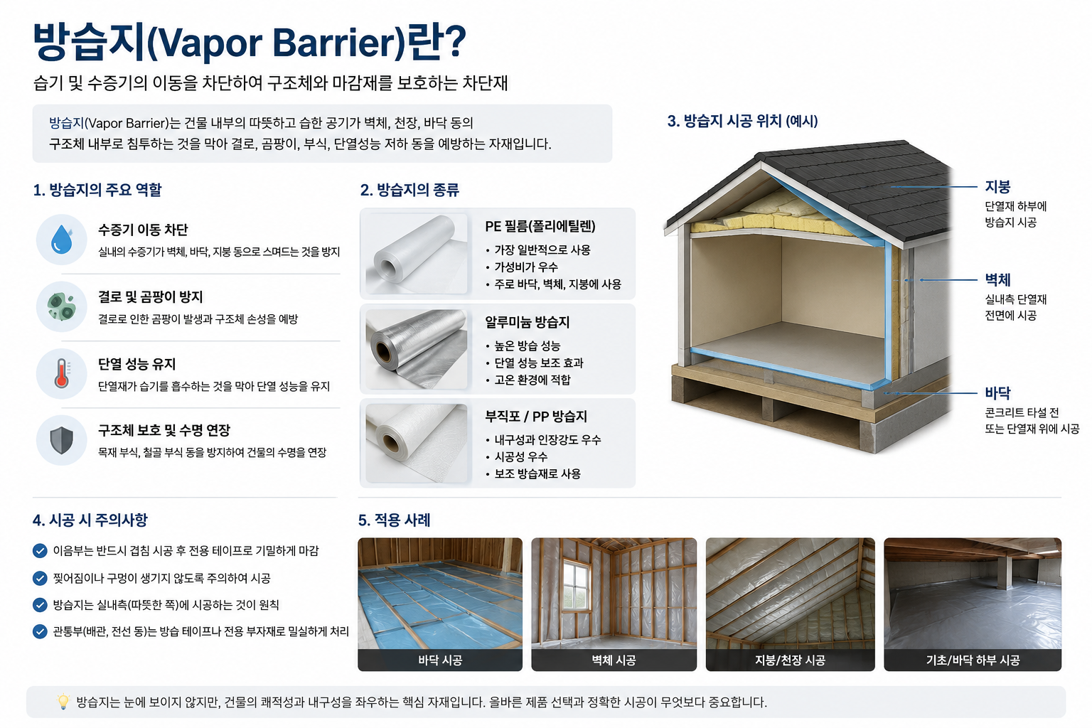 방습지(Vapor Barrier)란