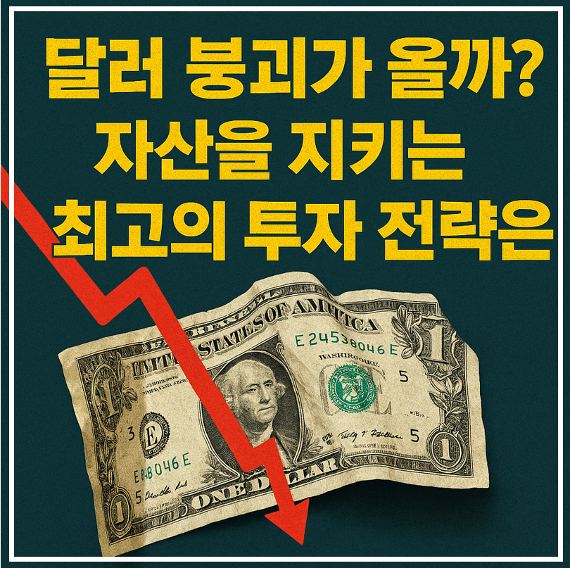 달러 붕괴 이미지