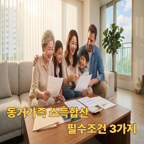 F5 영주권 소득 미달 해결: 동거가족 합산 GNI 통과 가이드