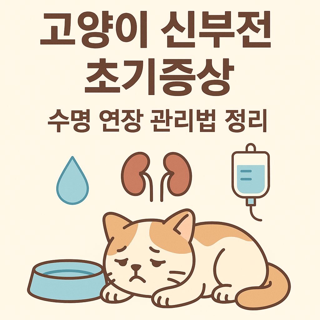 고양이 신부전 초기증상 (1)