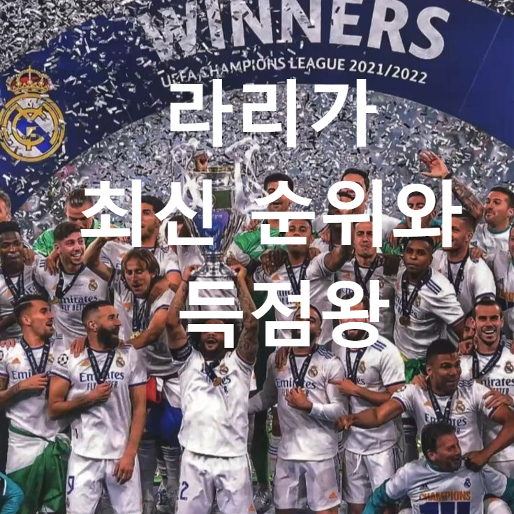 라리가 최신 순위와 득점왕