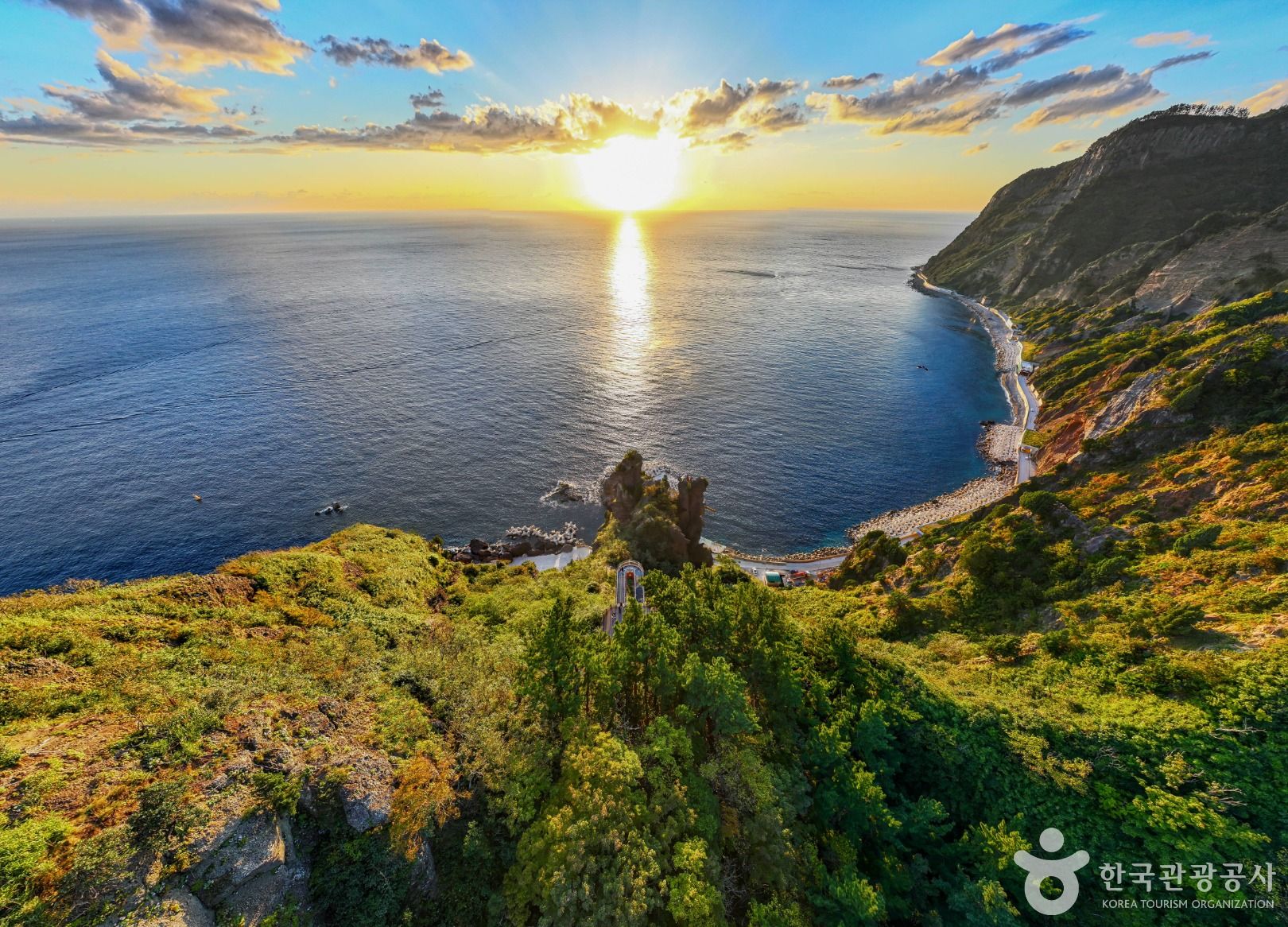 울릉도 남서일몰전망대